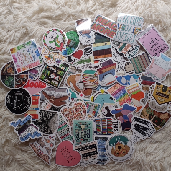 Colorful Book Stickers (Set Of 50) - Picture 2 of 2